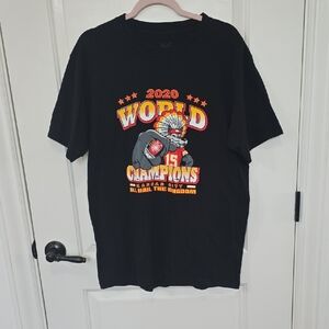 Kansas City Chiefs Black 2020 World Champions Tee
